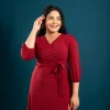 Velina Wrap Dress - Image 2