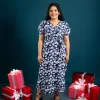Blossom Wrap Midi Dress - Image 3
