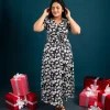 Blossom Wrap Midi Dress - Image 5