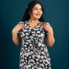 Blossom Wrap Midi Dress - Image 6