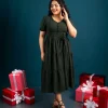 Timeless Wrap Elegance Dress - Image 8