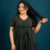 Timeless Wrap Elegance Dress - Image 7