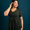 Timeless Wrap Elegance Dress - Image 9