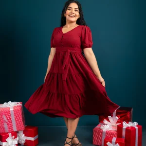 Timeless Wrap Elegance Dress