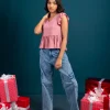 Flutter Peplum Top - Image 2