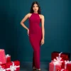 Elegance Halter Maxi Dress