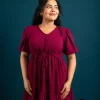 Festive Elegance Flare Dress - Image 3
