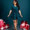 Festive Elegance Flare Dress - Image 5