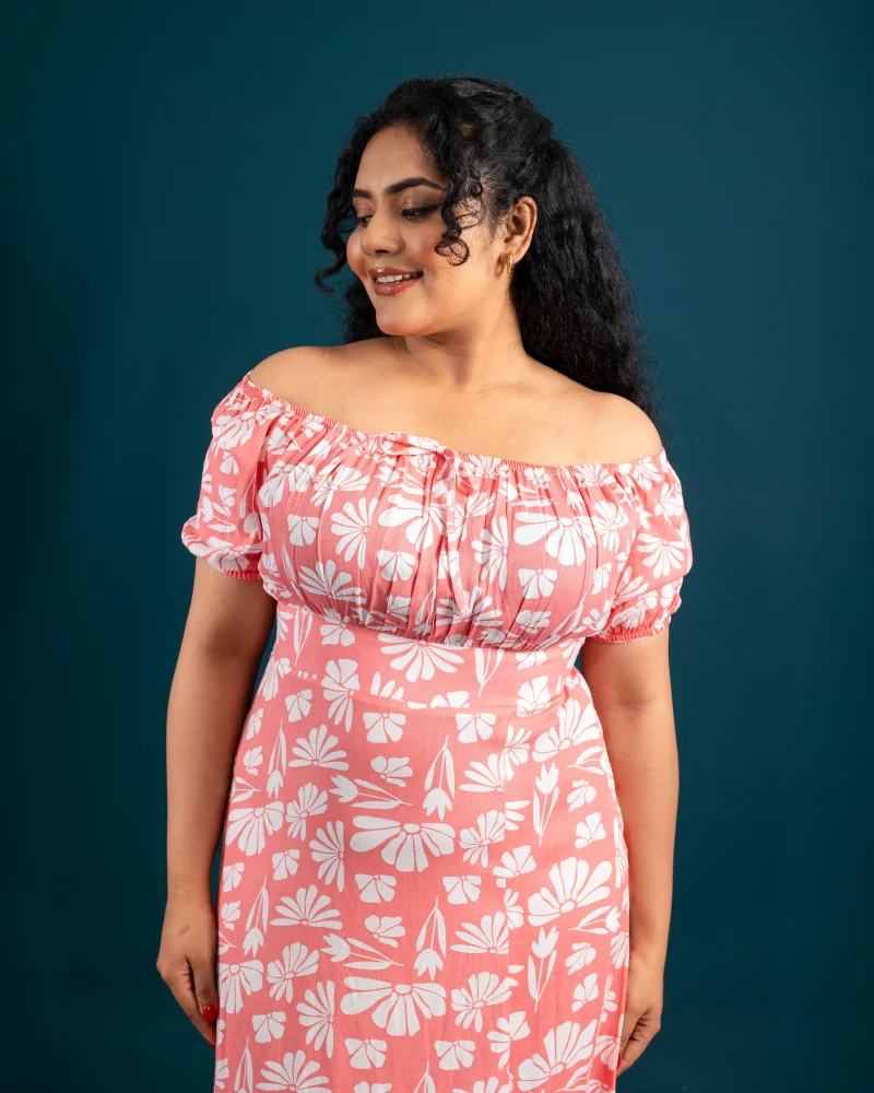 Petal Whisper Off-Shoulder Maxi Dress - Image 6