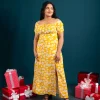 Petal Whisper Off-Shoulder Maxi Dress - Image 3