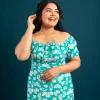 Petal Whisper Off-Shoulder Maxi Dress - Image 2
