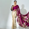 Floral Bali Silk Saree - Image 4
