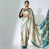 Patterned Bali Silk Saree