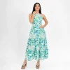 Graceful Halter-Neck Tiered Dress - Image 4