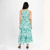 Graceful Halter-Neck Tiered Dress - Image 6