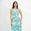 Graceful Halter-Neck Tiered Dress - Image 3