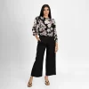 Modern Swirl Statement Blouse - Image 6