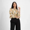 Modern Swirl Statement Blouse - Image 3