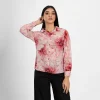 Graceful Tailored Blouse - Image 3