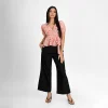 Floral Charm Wrap Blouse - Image 4