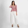 Ethereal Blossom Peplum Blouse - Image 2