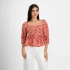 Ethereal Blossom Peplum Blouse - Image 3