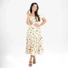 Charming Floral Tiered Midi Dress - Image 2