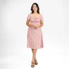 Romantic Floral Midi Dress - Image 3