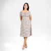 Romantic Floral Midi Dress - Image 5