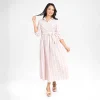 Striped Belted Shirt Midi Dress - Image 7