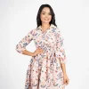 Graceful Bloom Tiered Midi Dress - Image 8