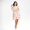 Graceful Bloom Tiered Midi Dress