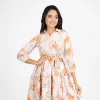 Graceful Bloom Tiered Midi Dress - Image 2