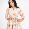 Graceful Bloom Tiered Midi Dress - Image 4