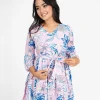 Floral Belted Fit & Flare Dress - Image 4