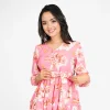 Floral Belted Fit & Flare Dress - Image 8