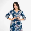 Bloom Wrap Midi Dress - Image 3