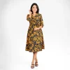 Bloom Wrap Midi Dress - Image 4