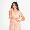 Bohemian Tie-Strap Tiered Maxi Dress - Image 4