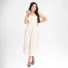 Chic Bow-Tie Midi Dress - Image 4