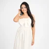 Chic Bow-Tie Midi Dress - Image 5