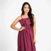 Chic Bow-Tie Midi Dress - Image 7