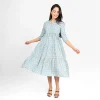 Paisley Button-Front Midi Dress - Image 5