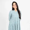 Paisley Button-Front Midi Dress - Image 6