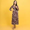 Flora Wrap Maxi Dress - Image 4