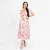 Petal Charm Wrap Dress - pink