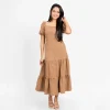 Blossom Tiered Button Dress - Image 10