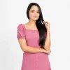 Blossom Tiered Button Dress - Image 2