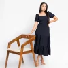 Blossom Tiered Button Dress - Image 5
