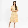 Autumn Bloom Midi Dress - Image 5